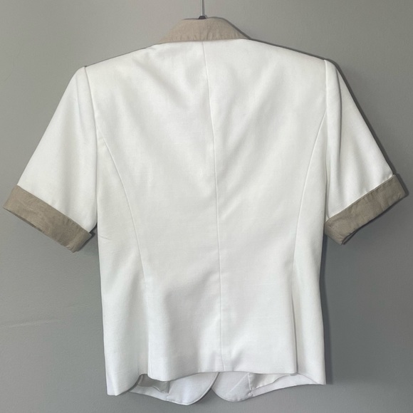 Vintage Kasper A.S.L. Petite Short Sleeve Blazer - Picture 2 of 3